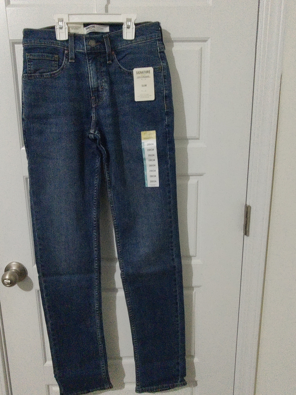Levi Strauss Signature Gold Men's Slim Fit Jeans Size 28W 34L